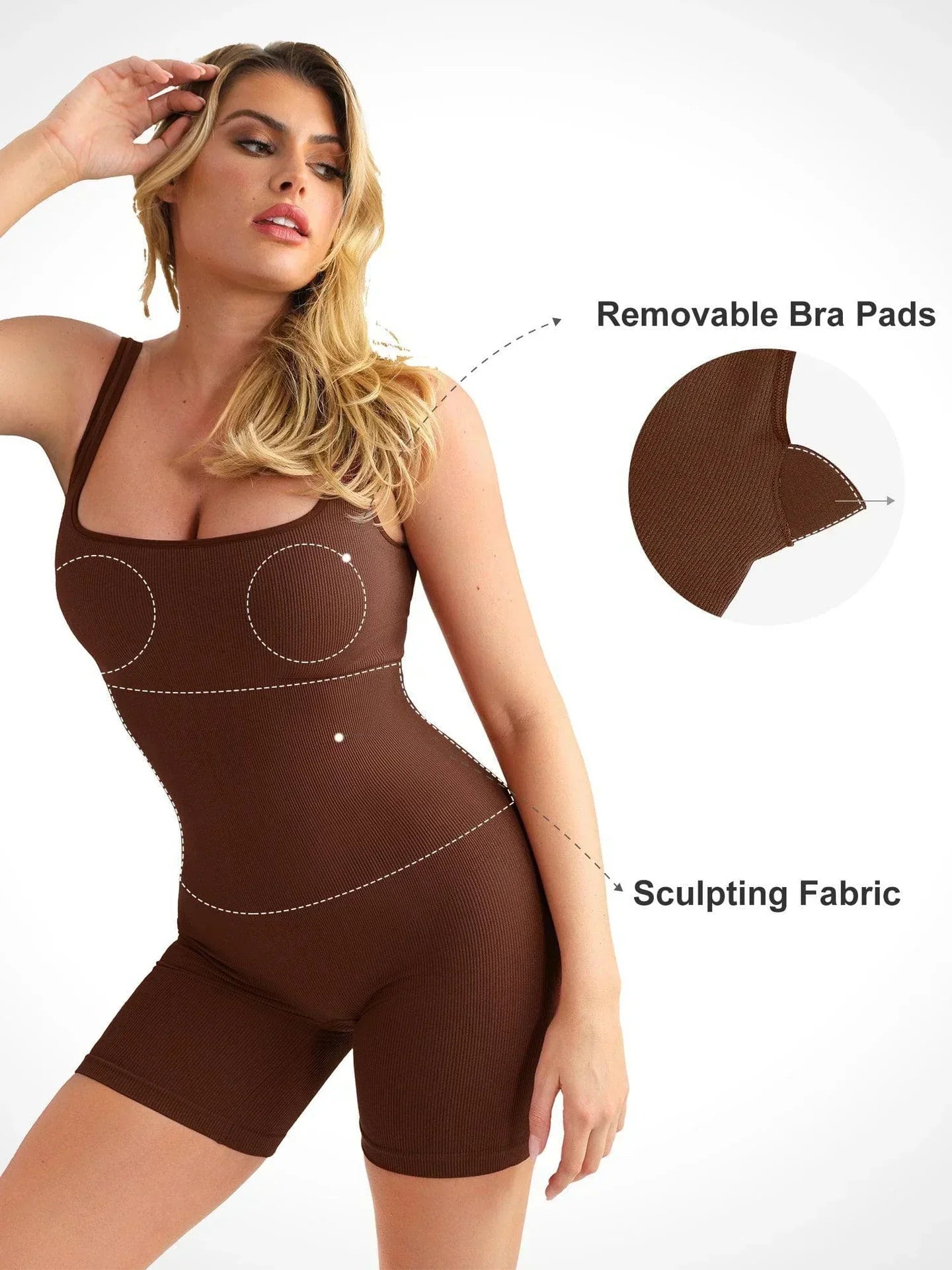 Asley™ Eingebautes Shapewear-Romper