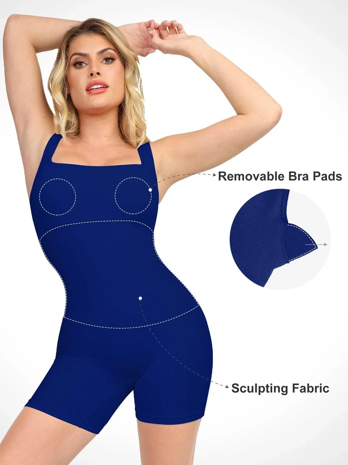 Asley™ Eingebautes Shapewear-Romper